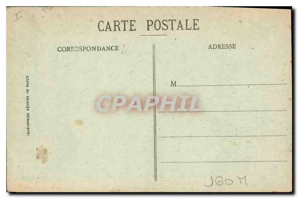 ANET - O Castelo, visto da Pequena Lagoa — Ch. Foucault editor, Droux - Verso