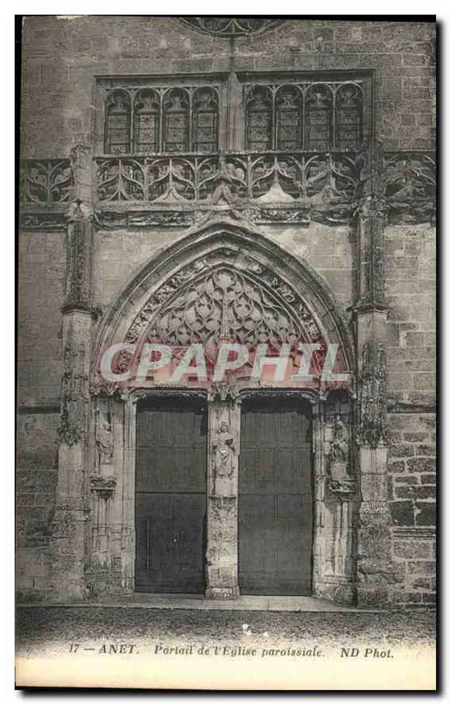 Anet — Portal der Pfarrkirche — ND Phot. - Vorderseite
