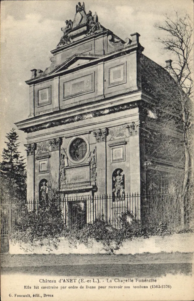 Kasteel d'ANET (E.-et-L.) — De Doodkistkapel — G. Foucault, uitgever, Dreux - Voorkant