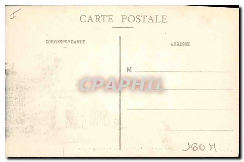 Castelo de ANET (século XVI) — A Entrada Principal — Ch. Foucault, editor. Dreux - Verso
