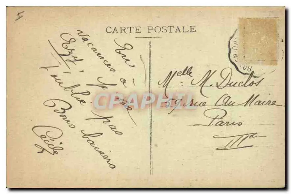 Schloss ANET (E.-et-L.) - Der Rosenpark und das Pavillon der Venererie — Verlag: Dault, Verlag, Dreux - Rückseite
