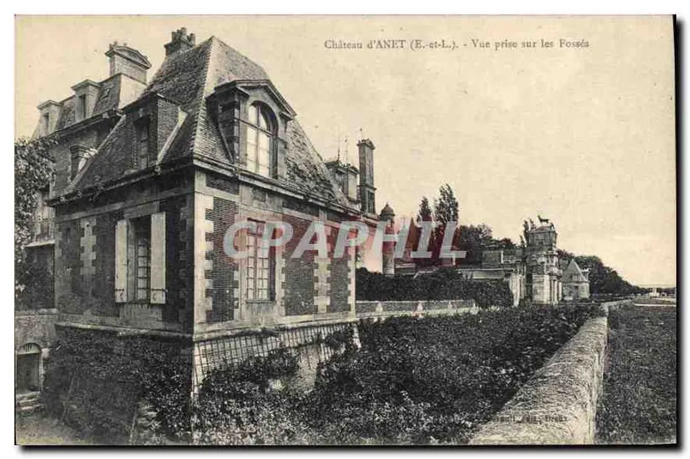 Schloss ANET (E.-et-L.) — Ansicht von den Schanzen — Verlag: A. Béguin, n° 10 - Vorderseite