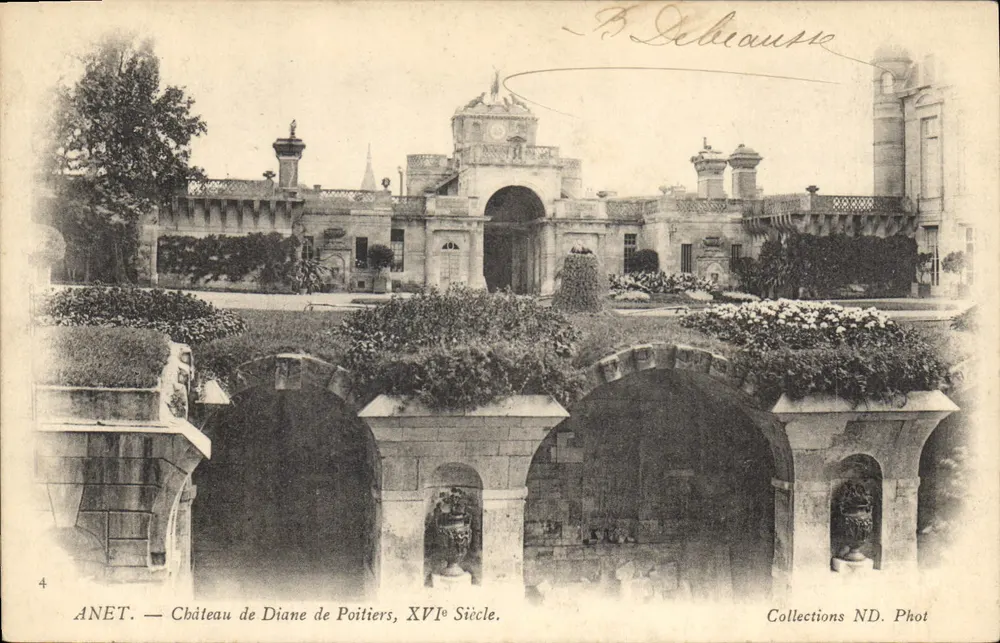 Anet — Schloss von Diane de Poitiers, 16. Jahrhundert — B. Debeaure, Collections ND. Phot - Vorderseite
