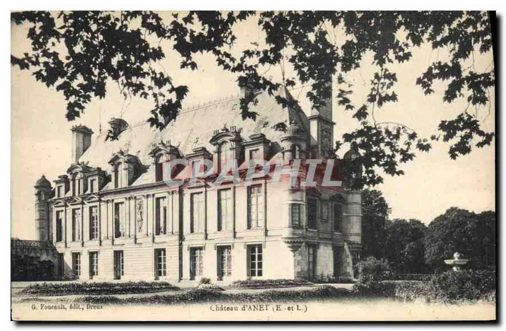 Castelo de Anet (E.-et L.) — vista do castelo — G. Founenault, editor, Dreux - Frente