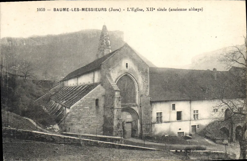 Baume-les-Messieurs (Jura) — Die Kirche, 12. Jahrhundert (ehemaliges Kloster) — Verlag Unis-France, Nr. 39 - Vorderseite