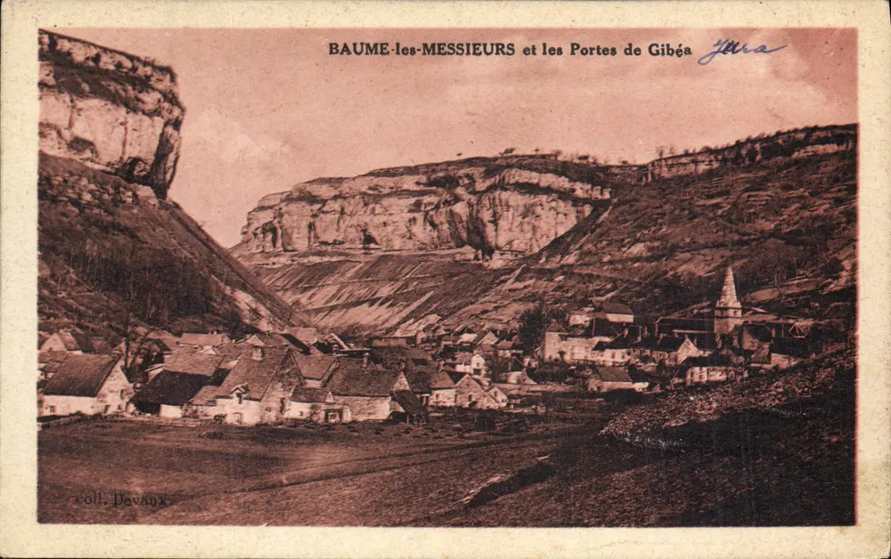 Baume-les-Messieurs und die Tore von Gibea — Sammlung Davaux - Vorderseite