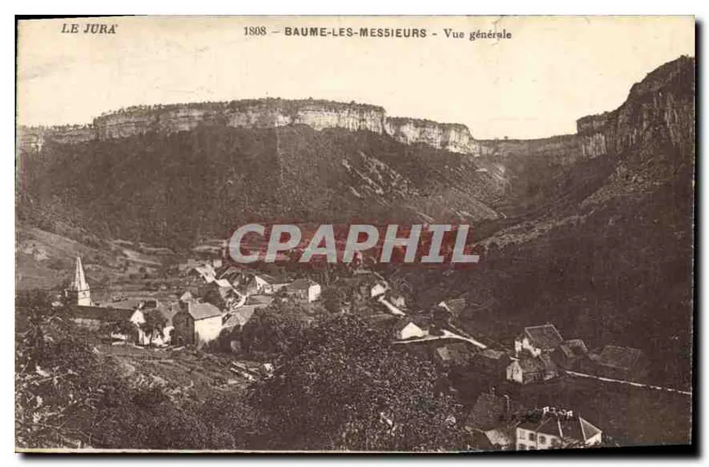 Baume-les-Messieurs — Vue générale — éditeur LE JURA, n° 1808 - Anverso