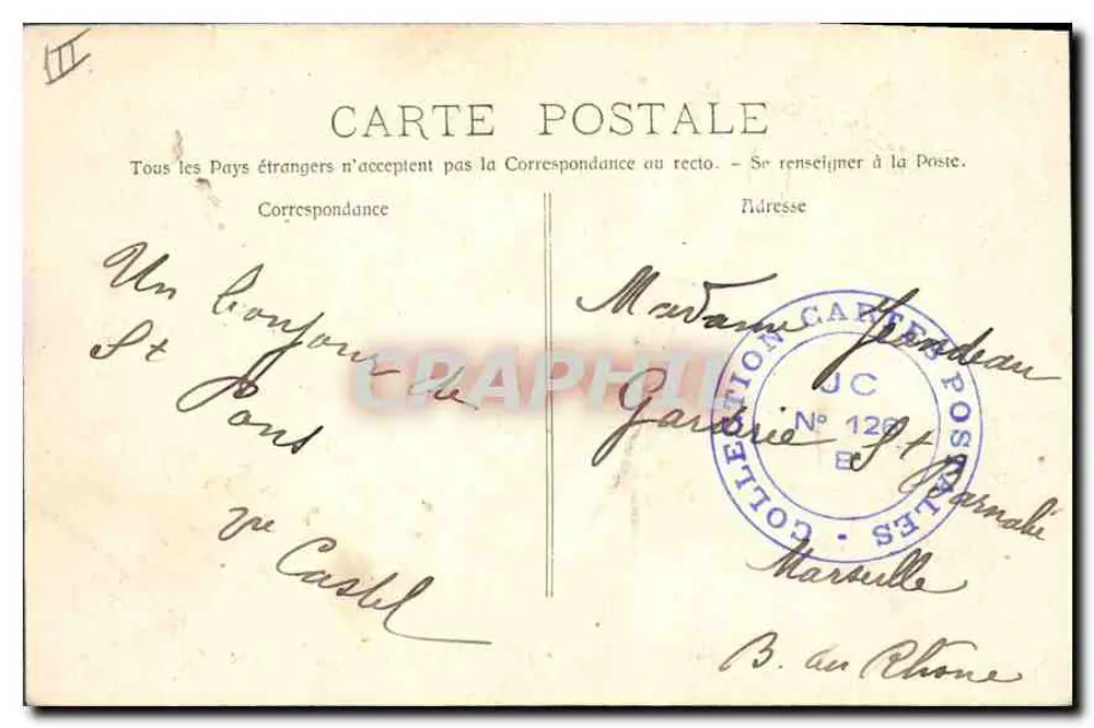 Gémenos - Le Vallon de St-Pons & le Pic de Bretagne — éditeur SOLDEVY & Lacour Marseille, n° 3424 - Rückseite