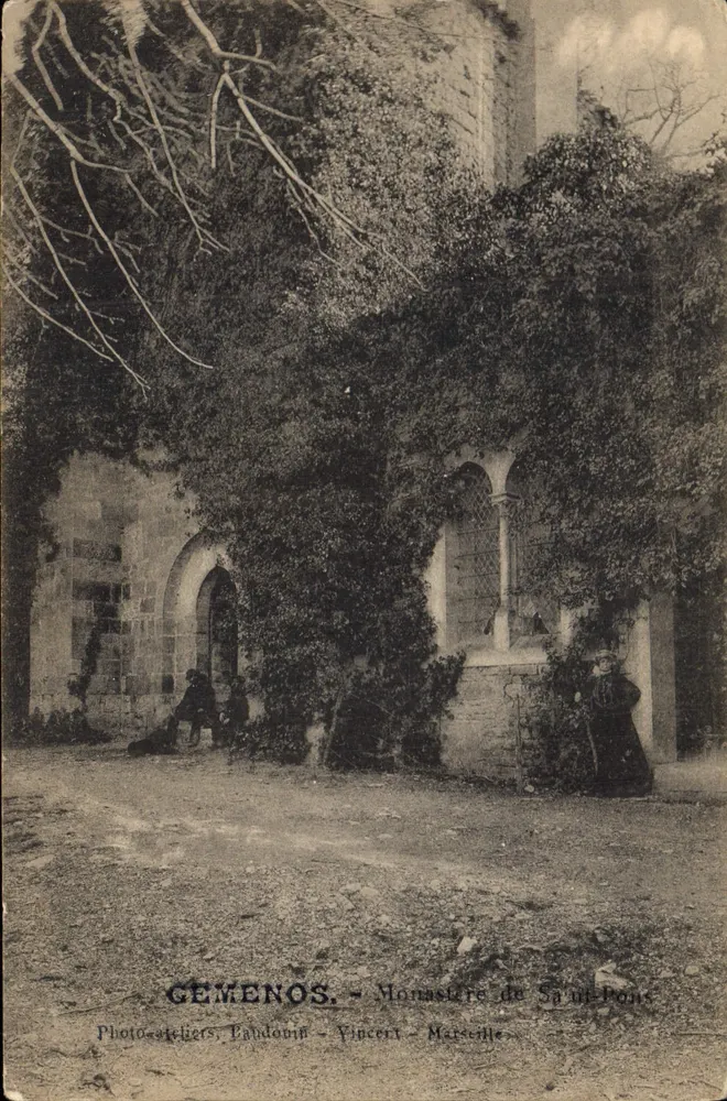 Gémenos - Mosteiro de Saint-Pons — Photo-ateliers Laudovin-Vincent, Marselha - Frente