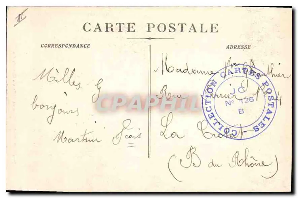 GÉMENOS - Tal von St-Pons - Cascade des Tompines — Verlag P.I.R. n°20 - Rückseite