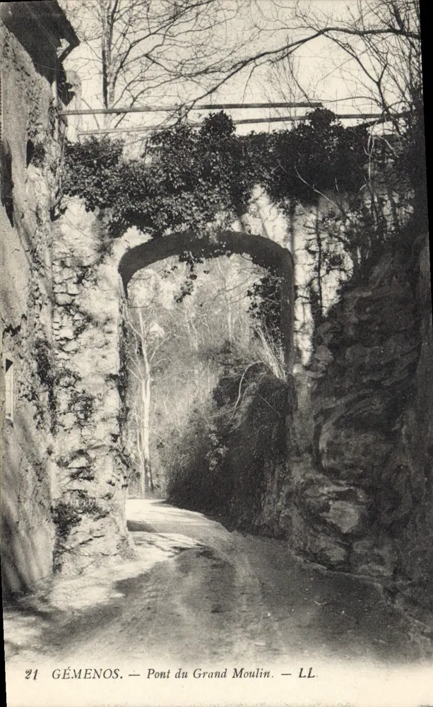 Gémenos — Brücke des Großen Mühlen — LL - Vorderseite