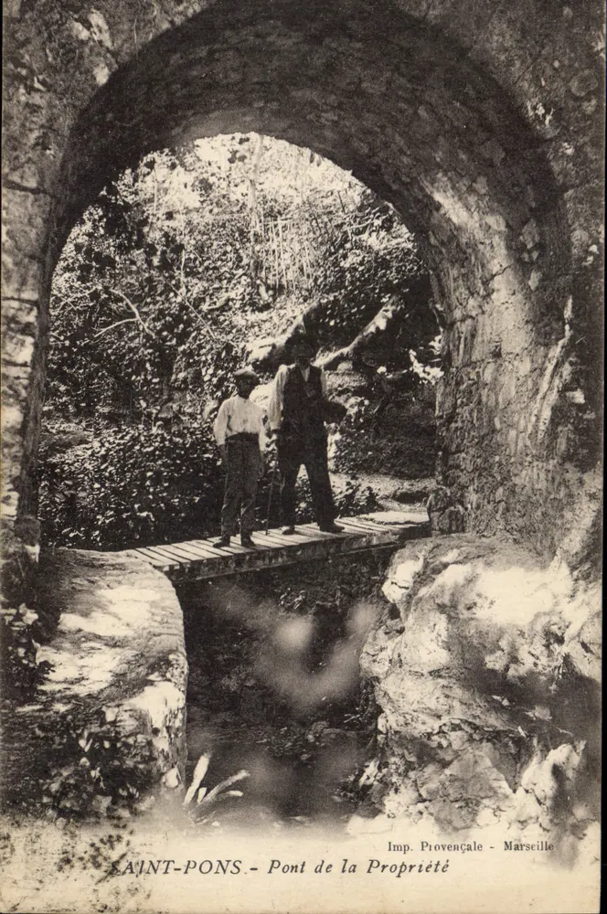 SAINT-PONS - Ponte da Propriedade — Imp. Provençale - Marselha - Frente