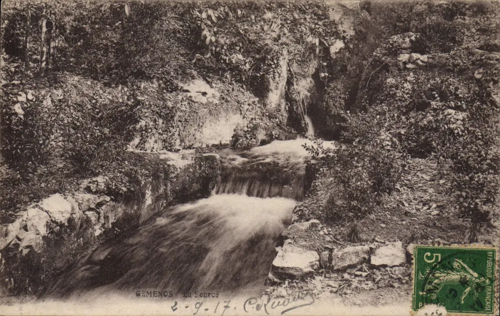 Gemenos — A Fonte — C. Roubier - Frente