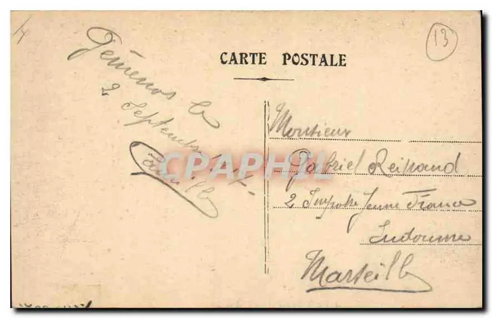 Gemenos — A Fonte — C. Roubier - Verso