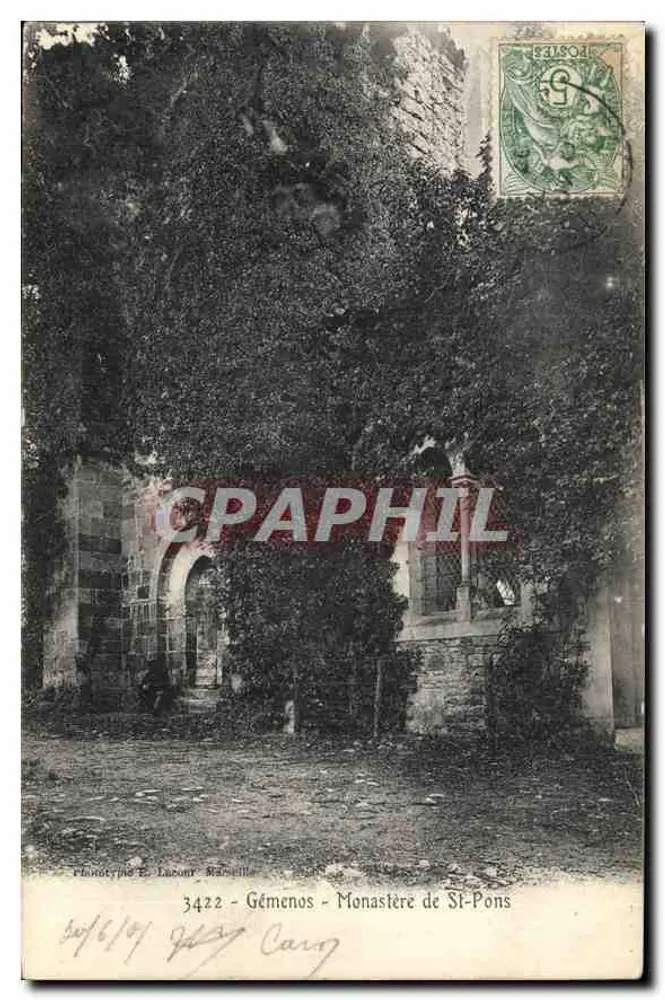 Gémenos - Klooster van Sint-Ponce — Canoniek van Lazour, Marseille, n°3422 - Voorkant