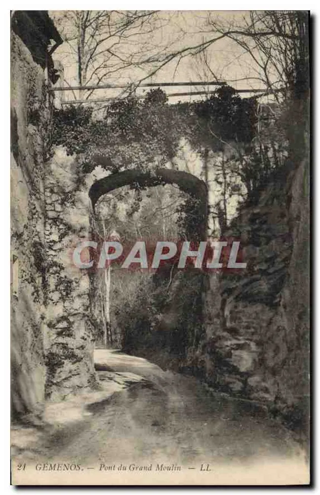 Gémenos — Brücke des Großen Mühlen — LL - Vorderseite