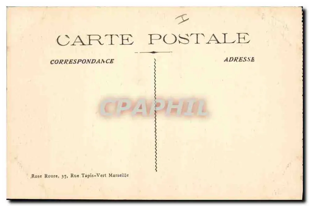 Gemenos - Saint-Pons - Cachoeira do Moulin — editor não identificado, n° de série 490 - Verso