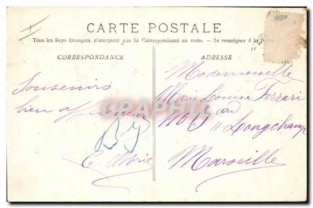 Gémenos - Mosteiro de São Pons — Fototipia E. Lacobr, Marselha, n° 3422 - Verso