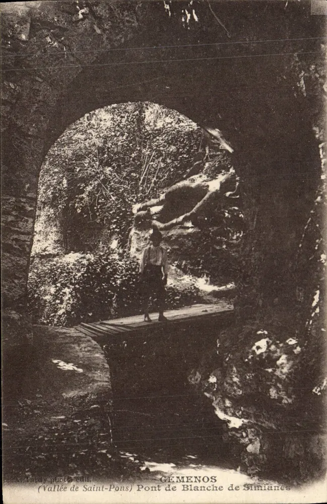 Brücke von Blanche de Simianes — Tal von Saint-Pons — Cémenos, Verlag A. Mardy - Vorderseite