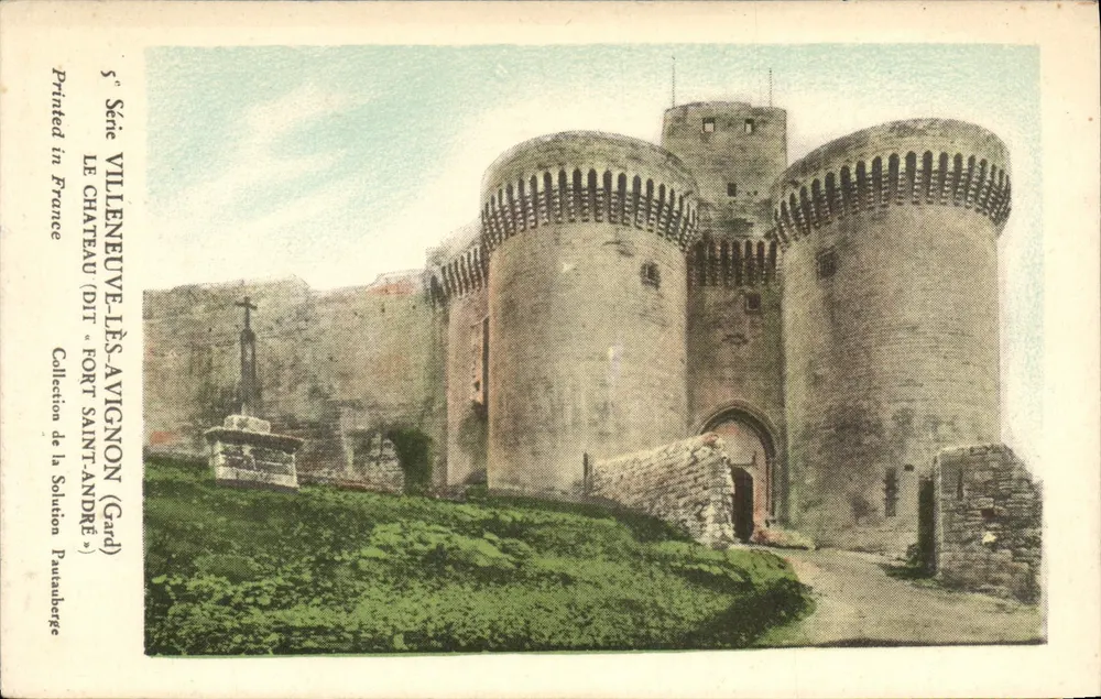 Das Schloss (genannt Fort Saint-André) — Villeneuve-lès-Avignon (Gard) — Collection de la Solution Pauanburge — Serie 5 - Vorderseite