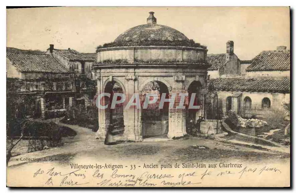Villeneuve-lès-Avignon - Alter Brunnen von Saint-Jean aux Chartreux — Sammlung J.P. — n°33 - Vorderseite