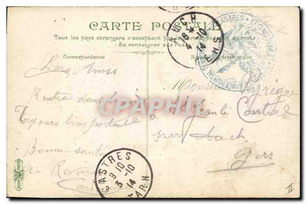 Villeneuve-lès-Avignon — La Tour Philippe le Bel — anonymer Verleger, Nr. 3314 - Rückseite