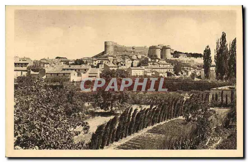 Villeneuve-lès-Avignon — O Castelo — Edição de Arte YVON, Neuilly-Paris - Frente