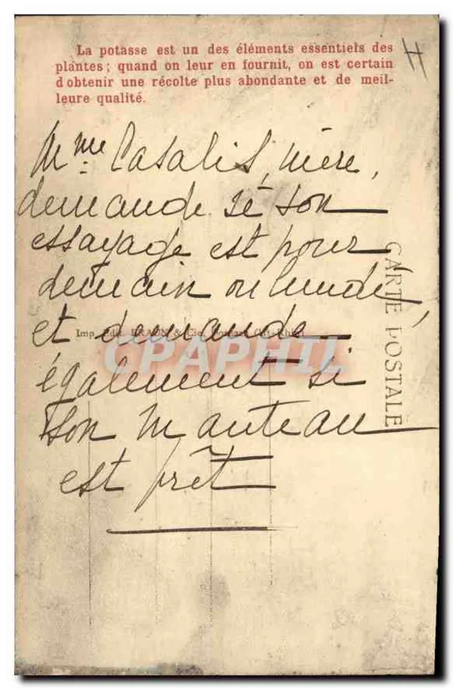 Mulhouse — Place de la Réunion — editor não identificado, número de série 745 - Verso