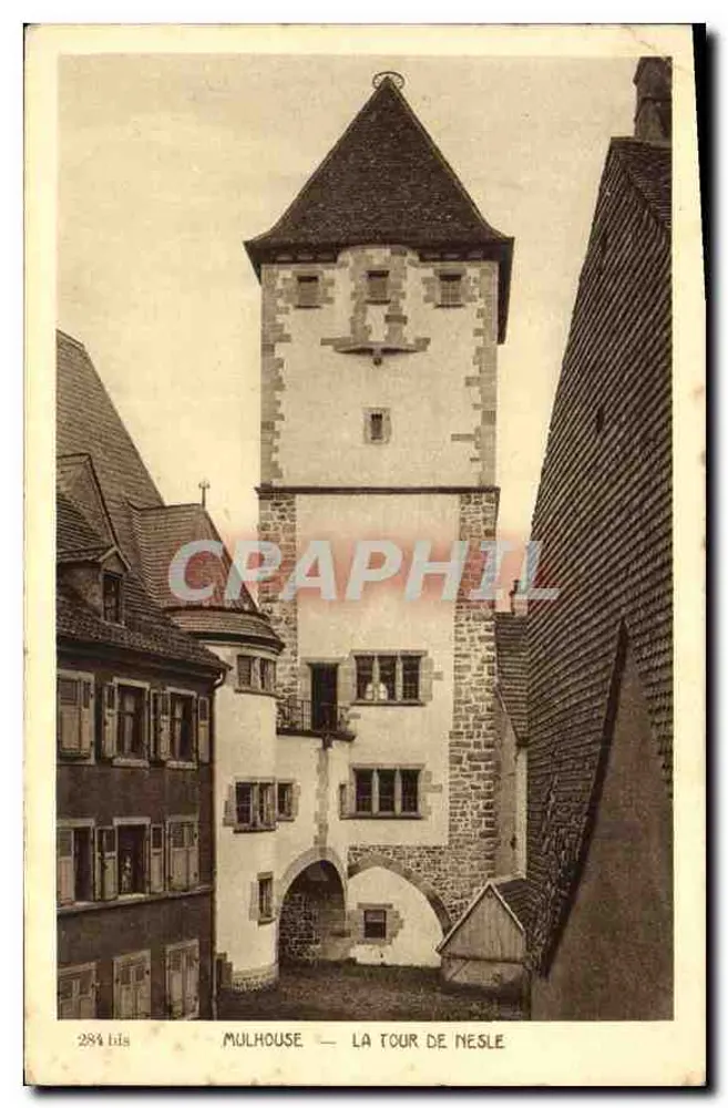 Mulhouse — A Torre de Nesle — edição Braun & Cie - Frente