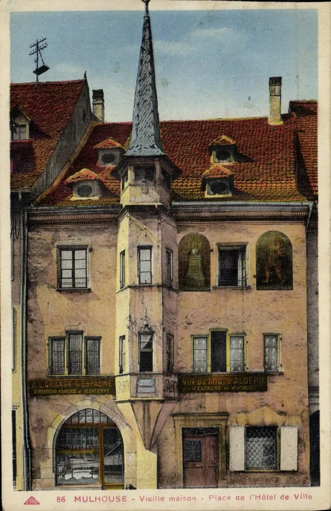 Mulhouse - Altes Haus - Place de l'Hôtel de Ville - Vorderseite
