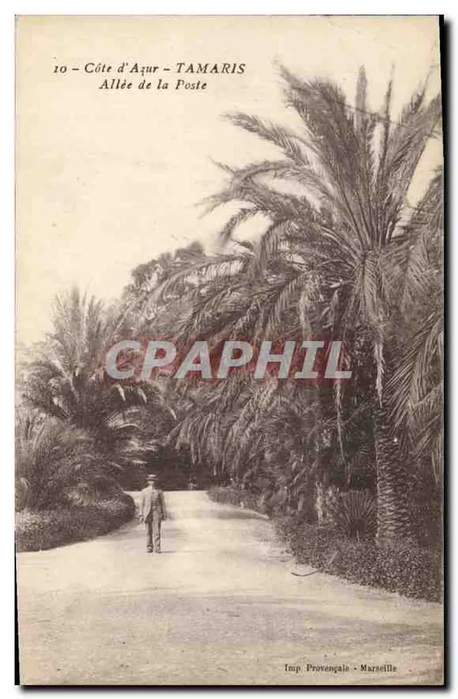 Côte d'Azur - TAMARIS — Avenida da Correios — Imp. Provençal - Marseille - Frente