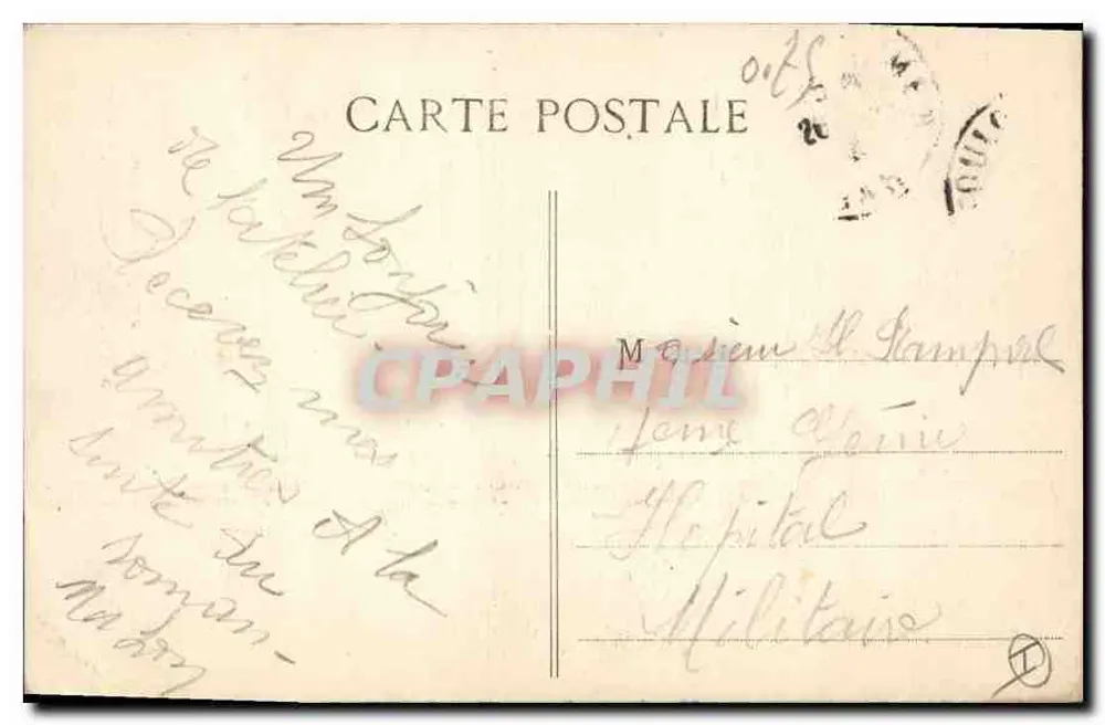Côte d'Azur - TAMARIS — Avenida da Correios — Imp. Provençal - Marseille - Verso