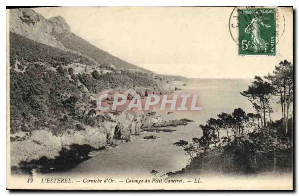 L'ESTEREL — Corniche d'Or — Calanque del Pequeño Caniere — LL. - Anverso