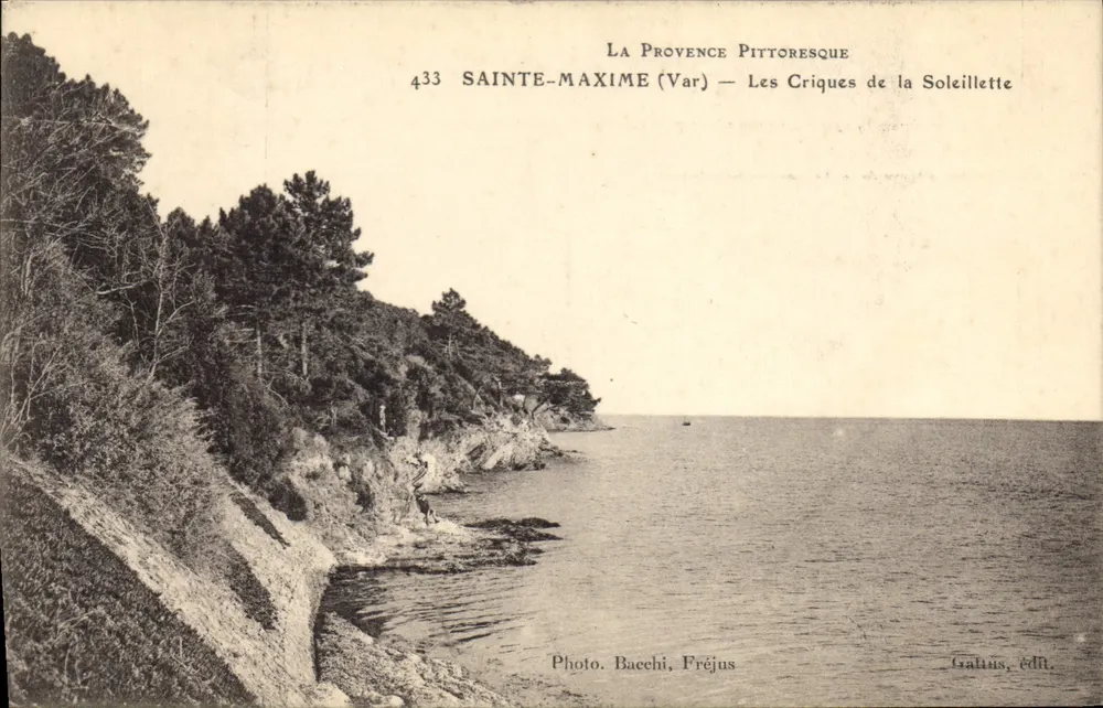 Sainte-Maxime (Var) — Criques de la Soleillette — La Provence Pittoresque, nr 433 - Awers