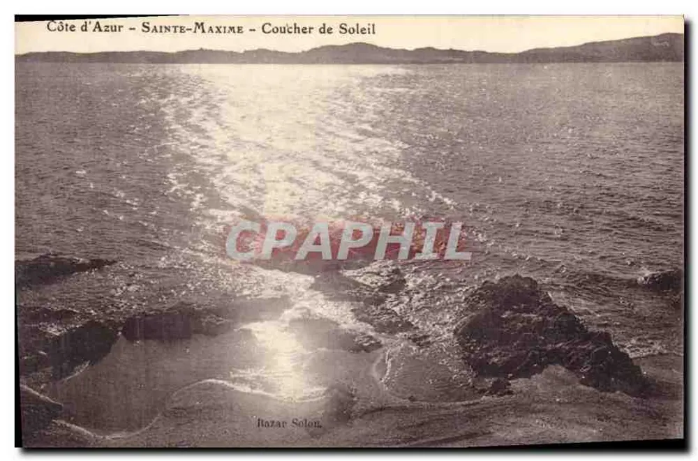 Costa Azul - Sainte-Maxime - Pôr do Sol — Bazaz Solon - Frente