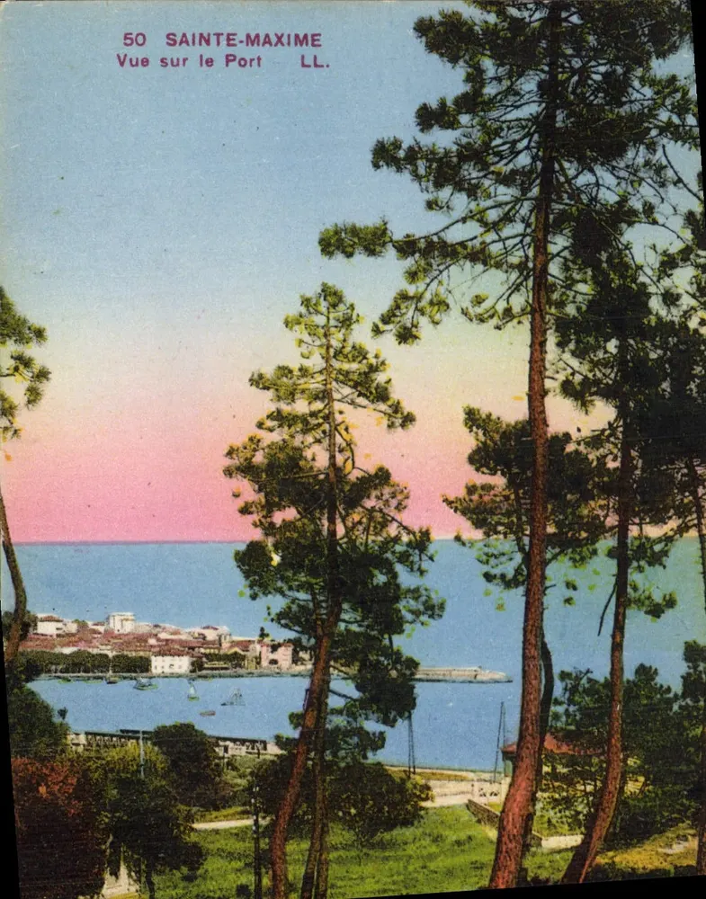 Sainte-Maxime — Uitzicht op het Haven — LL. n°50 - Voorkant