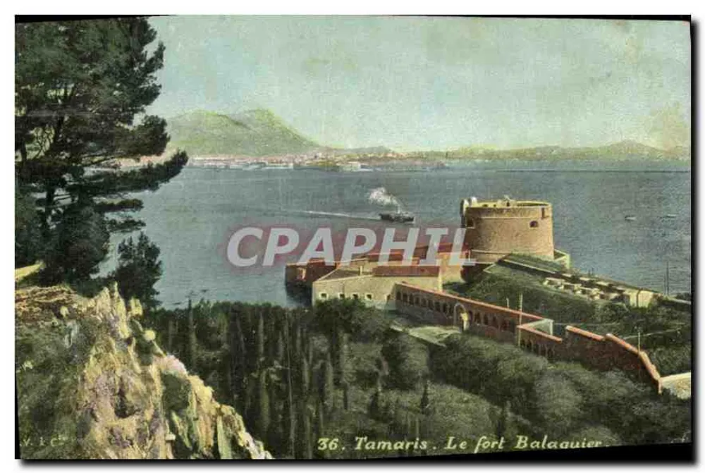 Tamaris. O forte Balaquier — vista panorâmica — L.V. & Cie, n°36 - Frente