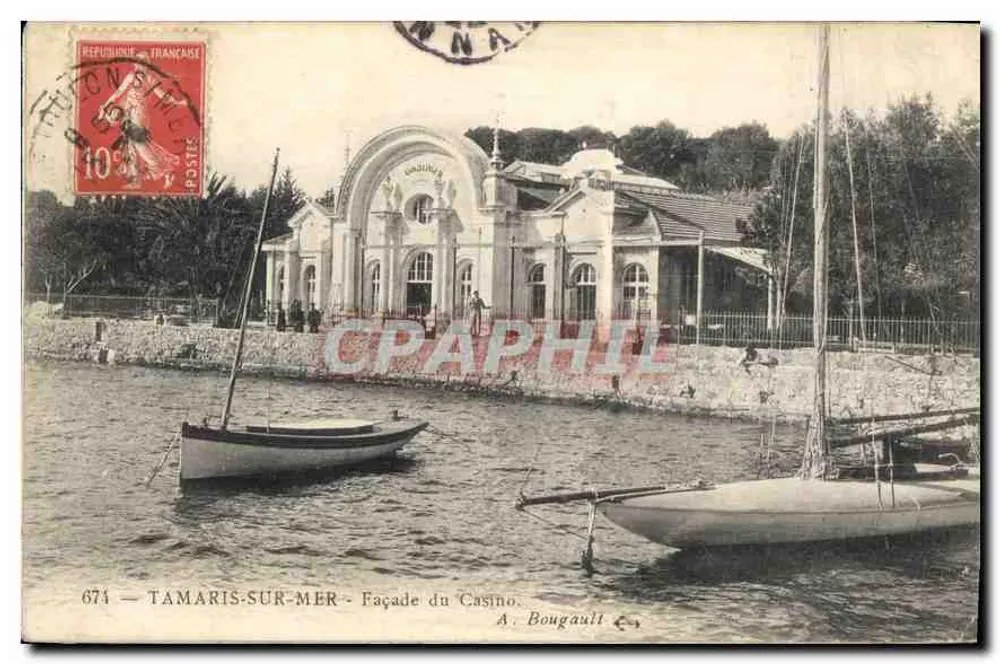 TAMARIS-SUR-MER — Fachada do Casino — A. Bougault, n° 674 - Frente