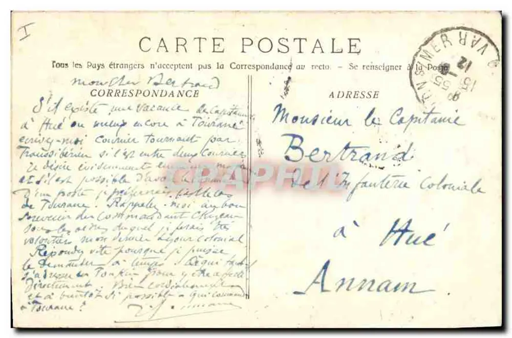 TAMARIS-SUR-MER — Fachada do Casino — A. Bougault, n° 674 - Verso