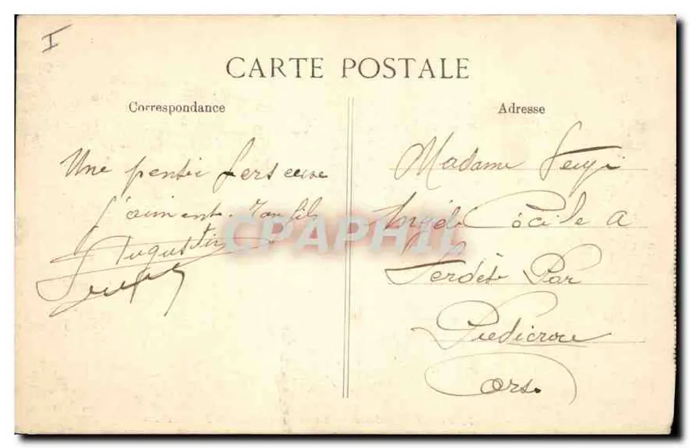 Tamaris-sur-Mer — Eingang zum Schloss Michel Pacha — Verlag ELD, Nr. 1800 - Rückseite