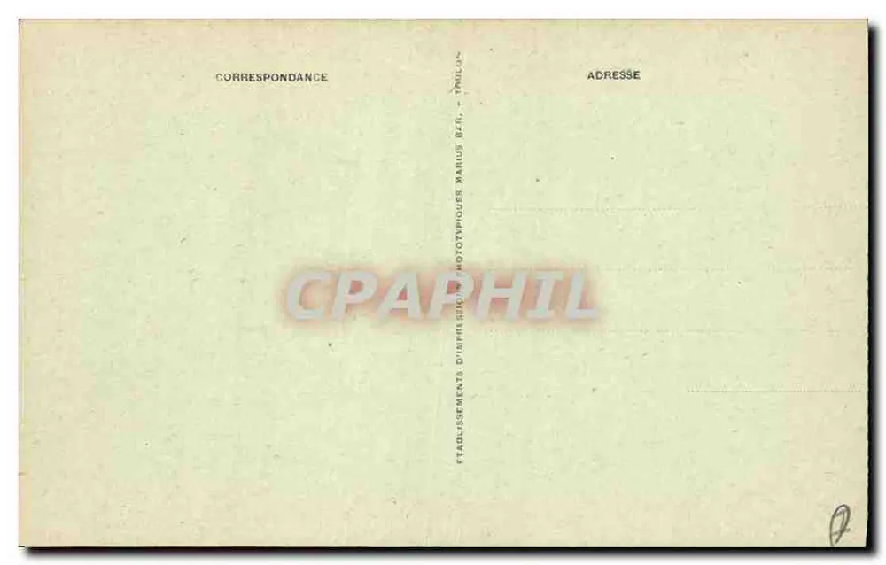 La Sainte-Baume - Unter den Bäumen - Giniez-Pfad — Verleger: Dupré & Cie, Paris - Rückseite