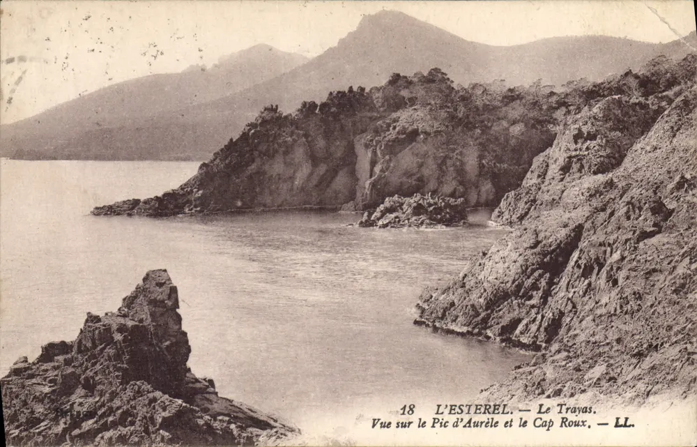 L'ESTEREL — Ansicht des Pic d'Aurèle und Cap Roux — LL. - Vorderseite