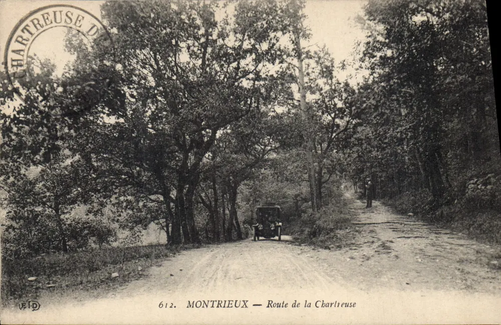 Montrieux — Estrada da Chartrouse — Editor E.D. n°612 - Frente