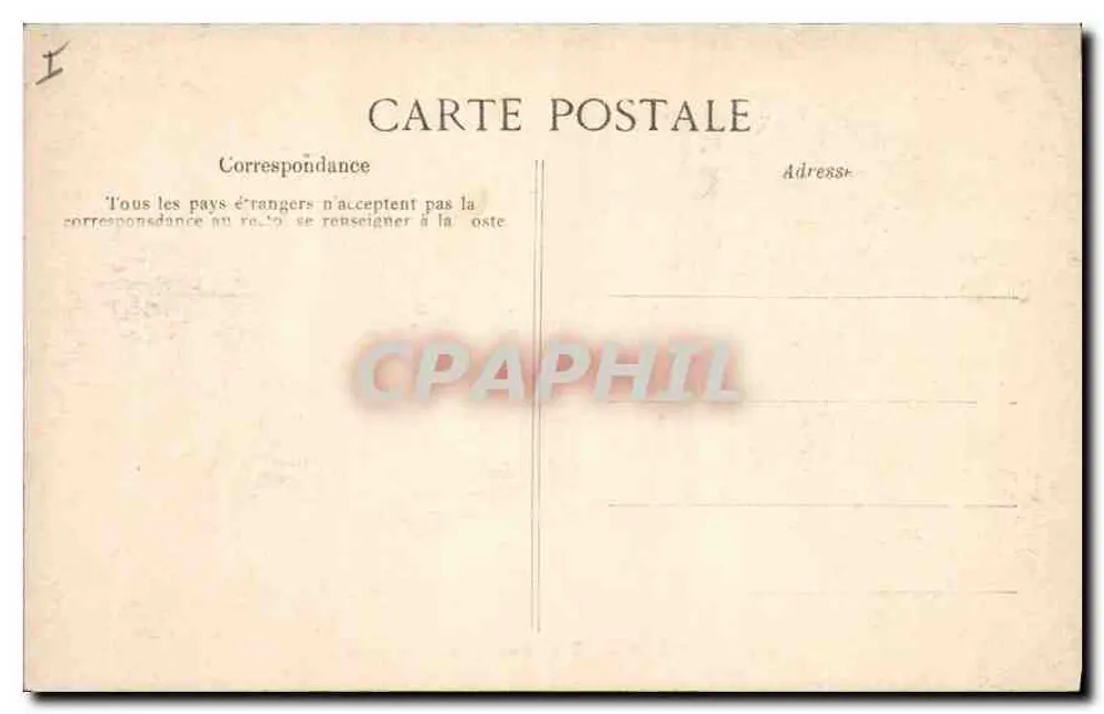 Montrieux — Estrada da Chartrouse — Editor E.D. n°612 - Verso