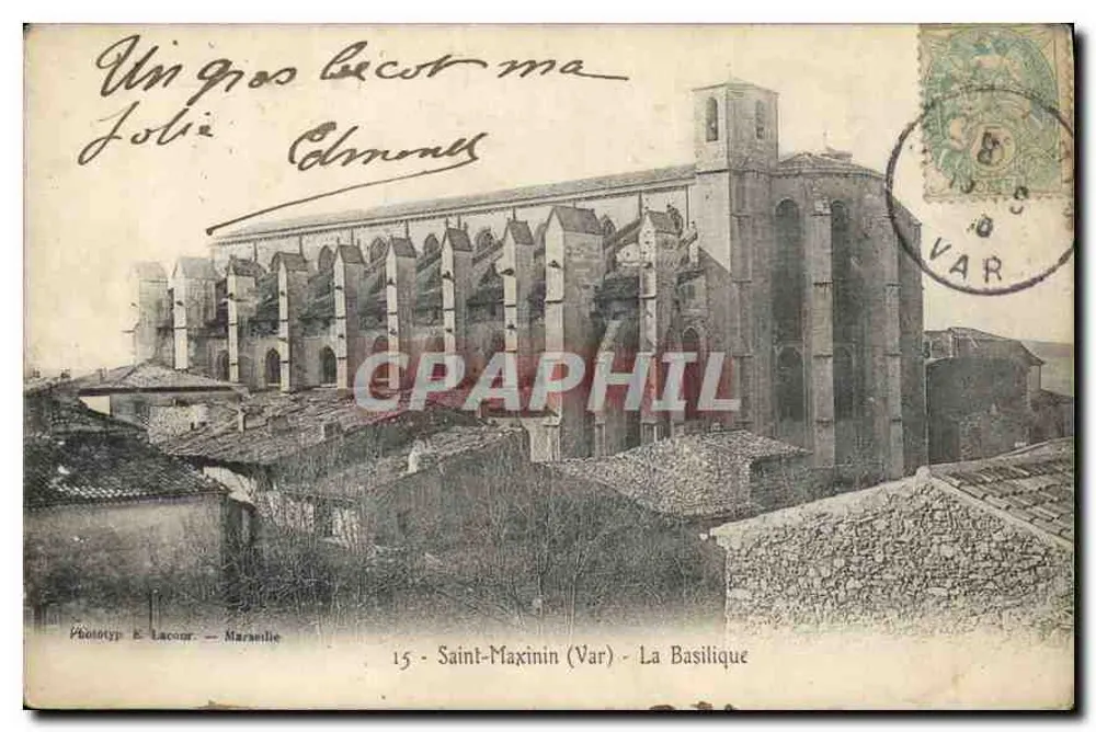 Saint-Maximin (Var) — A Basílica — Fototyp K. Lacour - Marseille, n°15 - Frente