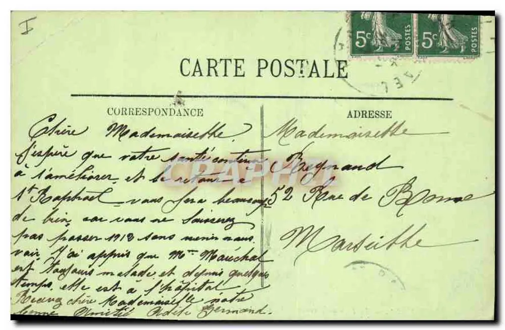 Saint-Raphaël — Der Landlöwe und der Seelöwe von der Nicestraße gesehen — LL. - Rückseite