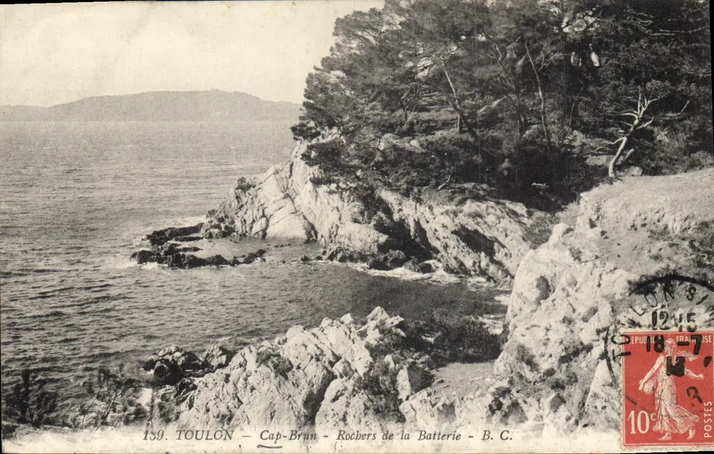 Toulon - Cap Brun - Batterie Felsen — B.C. — n°139 - Vorderseite