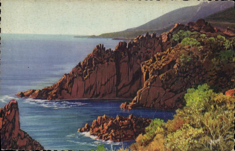 Côte d'Azur — Le Trayas (Var) — Die Felsen — Éditions d'Art Yvon, Paris - Vorderseite