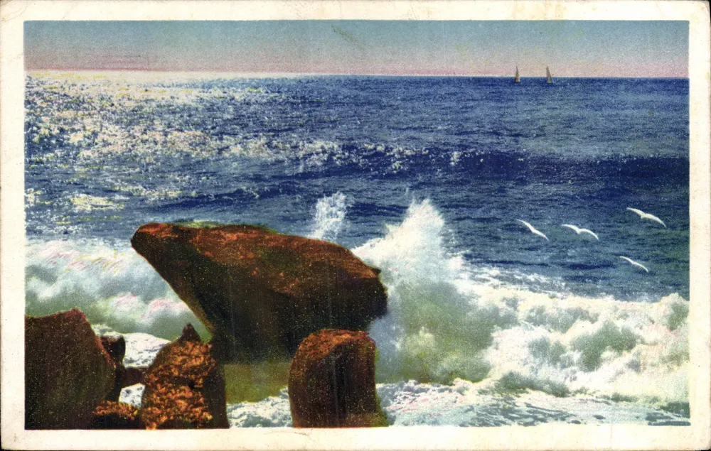 Die Goldene Promenade. Wellenwirkung in Agay — Établissements Frédéric Lemaître - Vorderseite