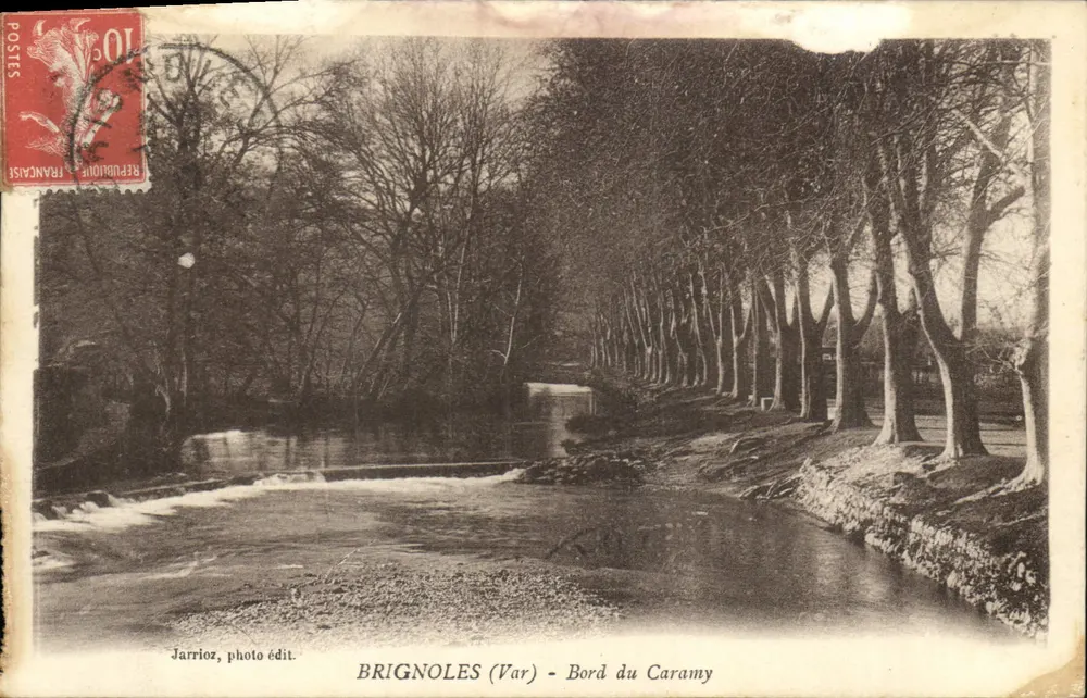 Brignoles (Var) — Bord du Caramy — Jarriez, photo édit. - Voorkant